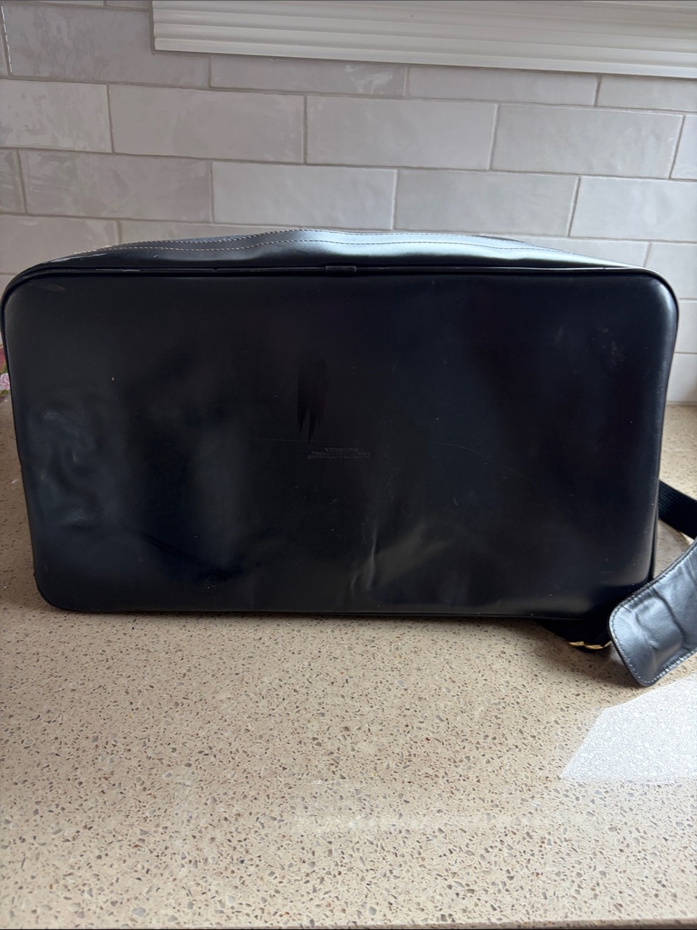 Dooney & Bourke Classic Black Canvas Weekender Travel Tote Vintage - Picture 7 of 10